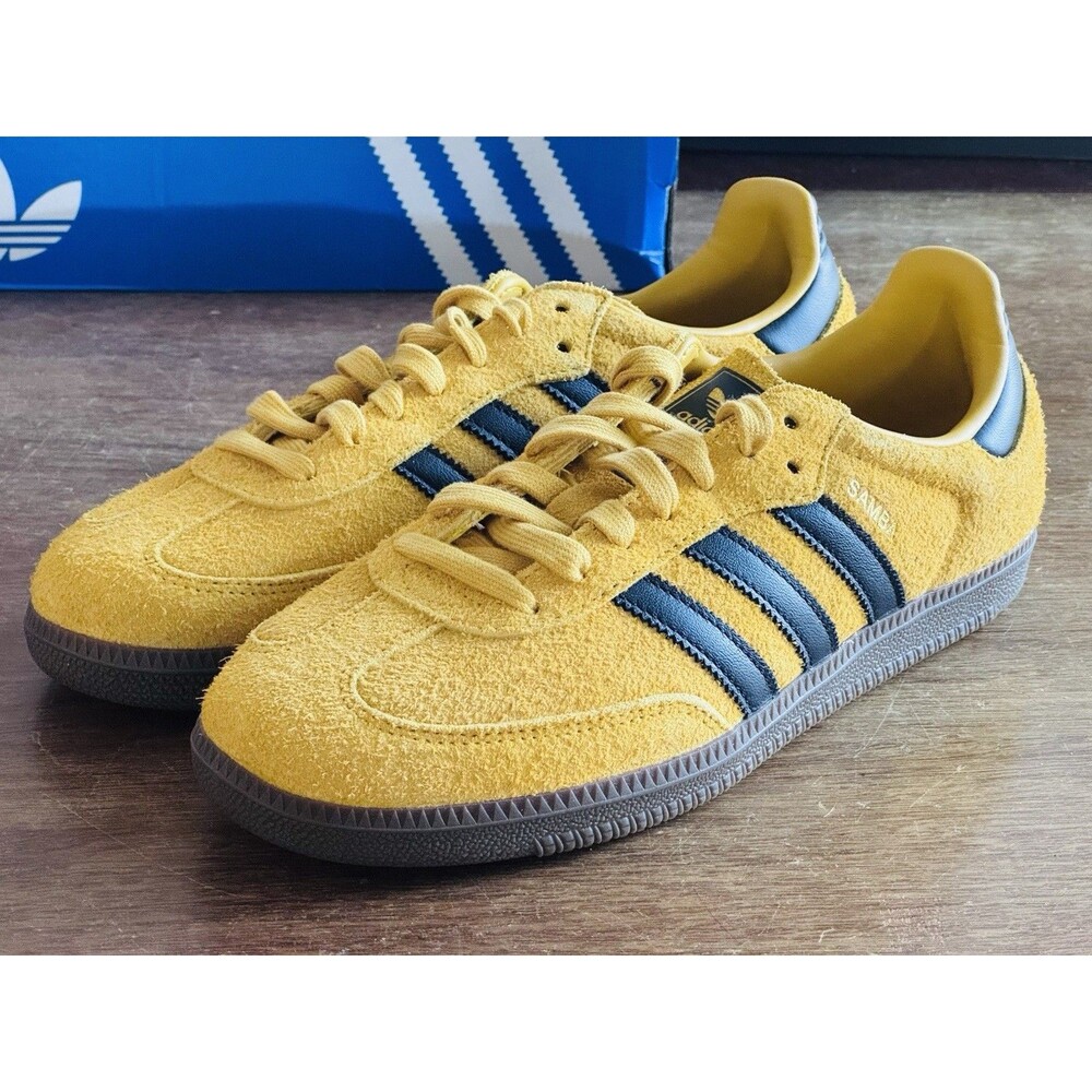 Men’s Size 9 adidas Samba OG EQT Yellow Core Black Gum IH4385 NIB